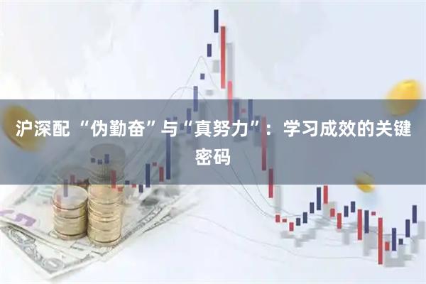 沪深配 “伪勤奋”与“真努力”：学习成效的关键密码